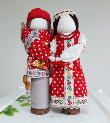 Славянские куклы обереги Неразлучники